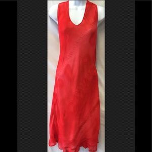 Crushed 'Lapis' V-Neck Dress main image 1